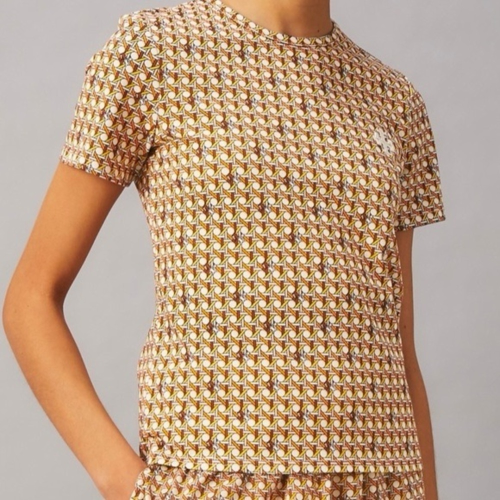 Tory Burch Basketweave T shirt
